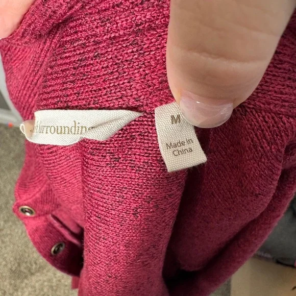 Soft Surroundings Women's Willow Fleece Shacket Shirt‎ Jacket  Size M - Picture 8 of 10